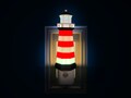 3D Lighthouse Night Light (Plug-in, LED)