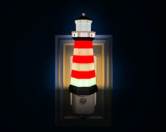 3D Lighthouse Night Light (Plug-in, LED)