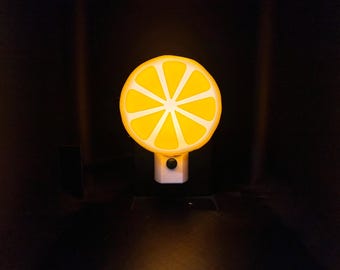 Lámpara decorativa de cocina con cítricos: limón, lima, naranja y pomelo (enchufable, LED)
