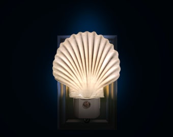 Sea Shell 3D Scallop Night Light (Plug-in, LED)