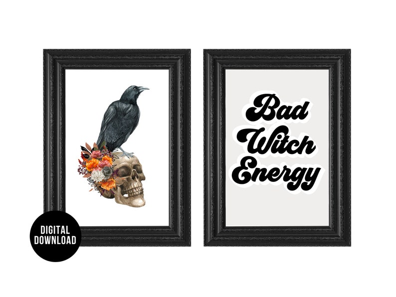 Halloween Wall Art Mega Bundle Set of 20, Halloween Gallery Wall