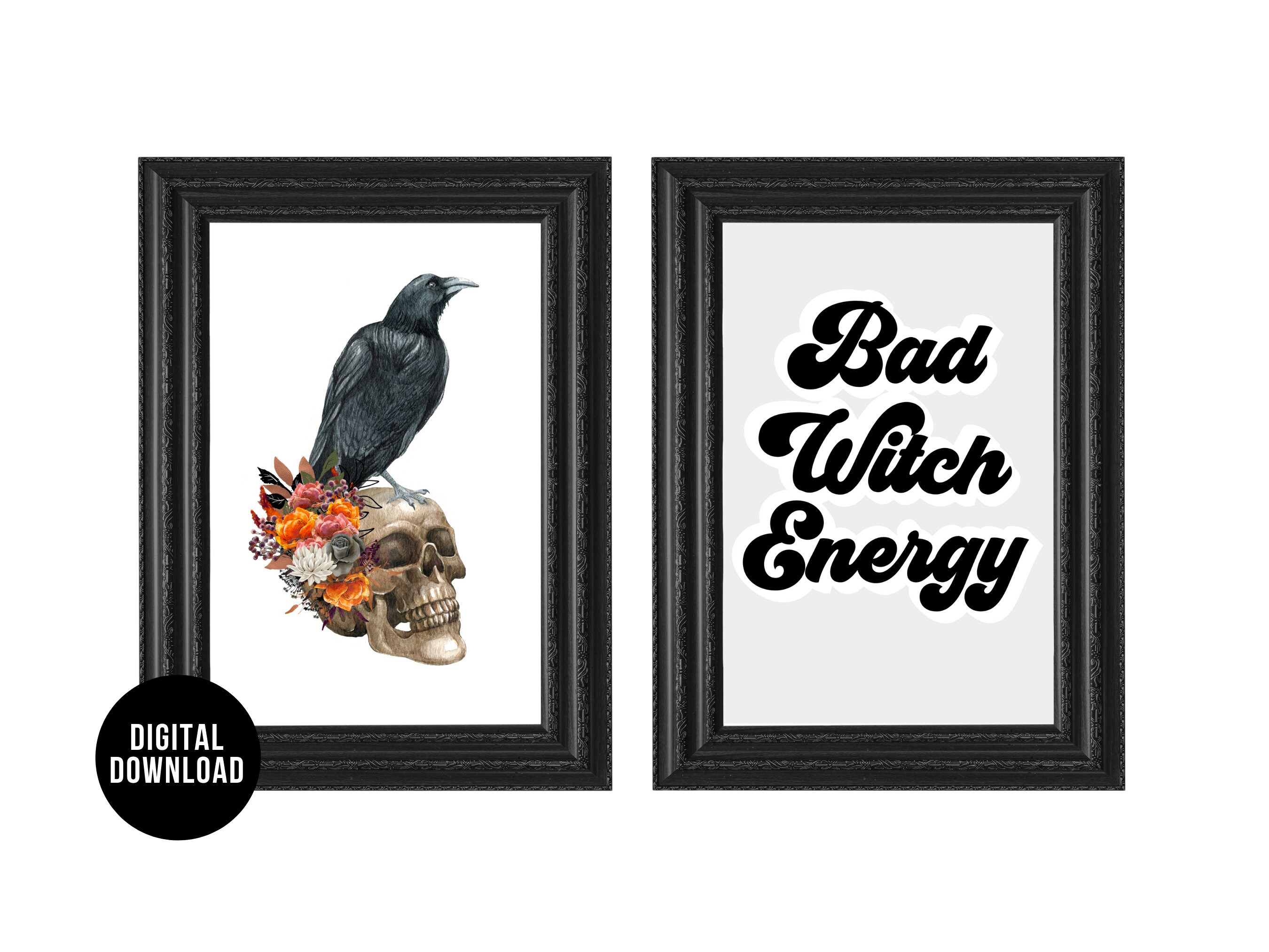 Halloween Wall Art Mega Bundle Set of 20, Halloween Gallery Wall ...