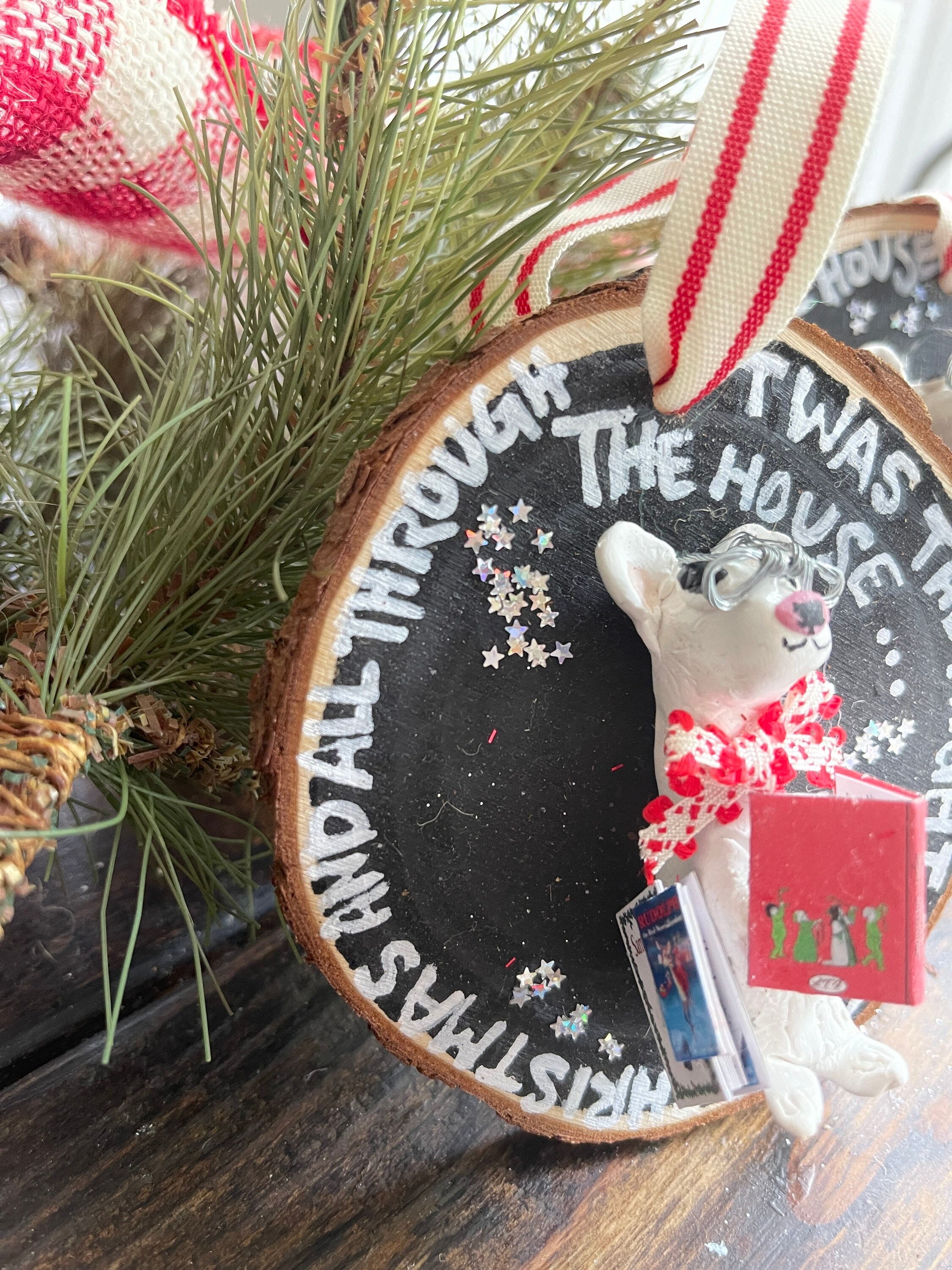 Traditional Handmade Twas the Night Before Christmas Tree Ornament