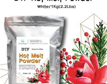 White DTF Hot Melt Adhesive Powder, 1000g