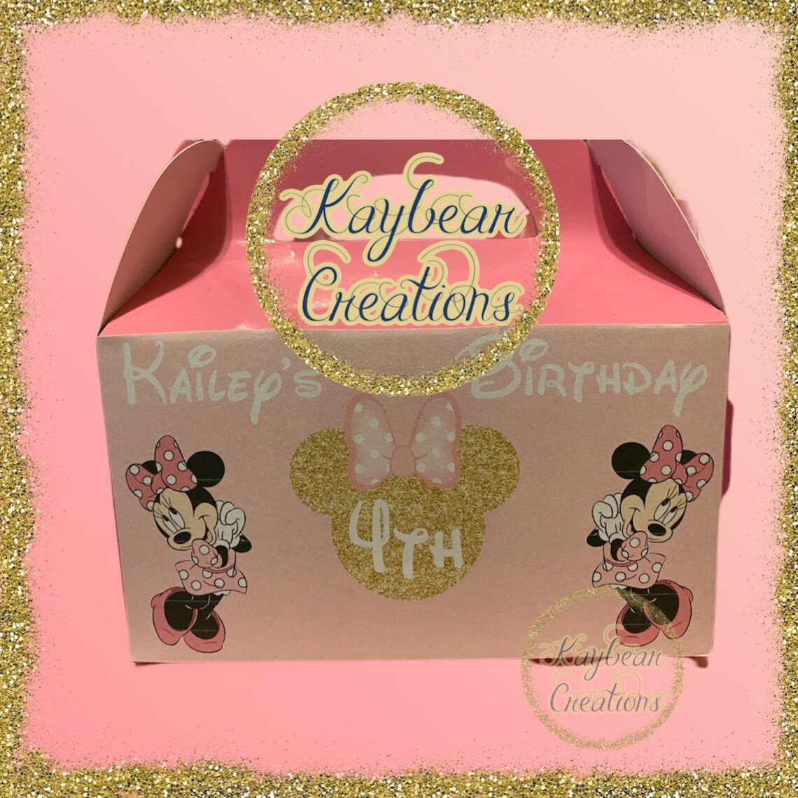 Personalized party favor boxes Etsy