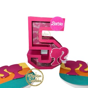Letra 3D/Número 3D/Número de Barbie/Letra de Barbie