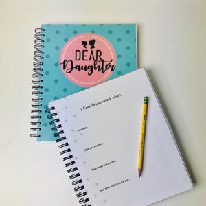 Diario de la querida hija, Diario interactivo, Libro de trabajo de relación madre e hija, Diario para la hija, Regalo único para las niñas