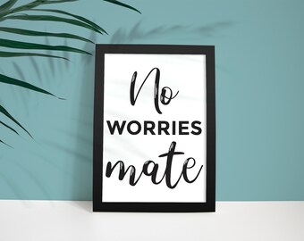 No Worries Mate Etsy No Worries Mate Etsy