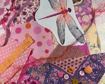 Slow Stitch Kit Sweet Dragonfly