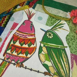 Slow Stitch Kit Crazy Birds