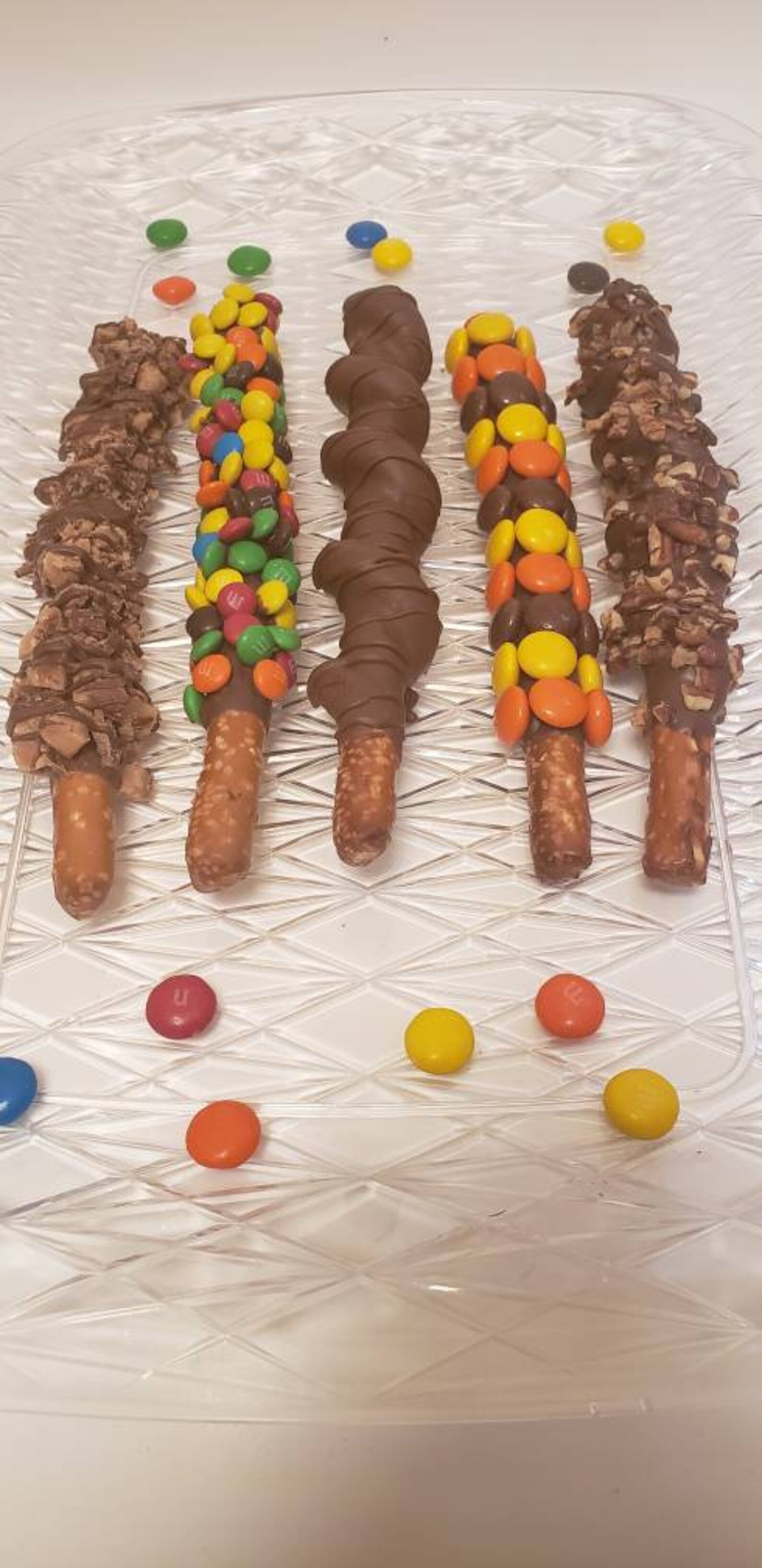 Candy Bar PretzelsChocolate Covered Pretzels Etsy