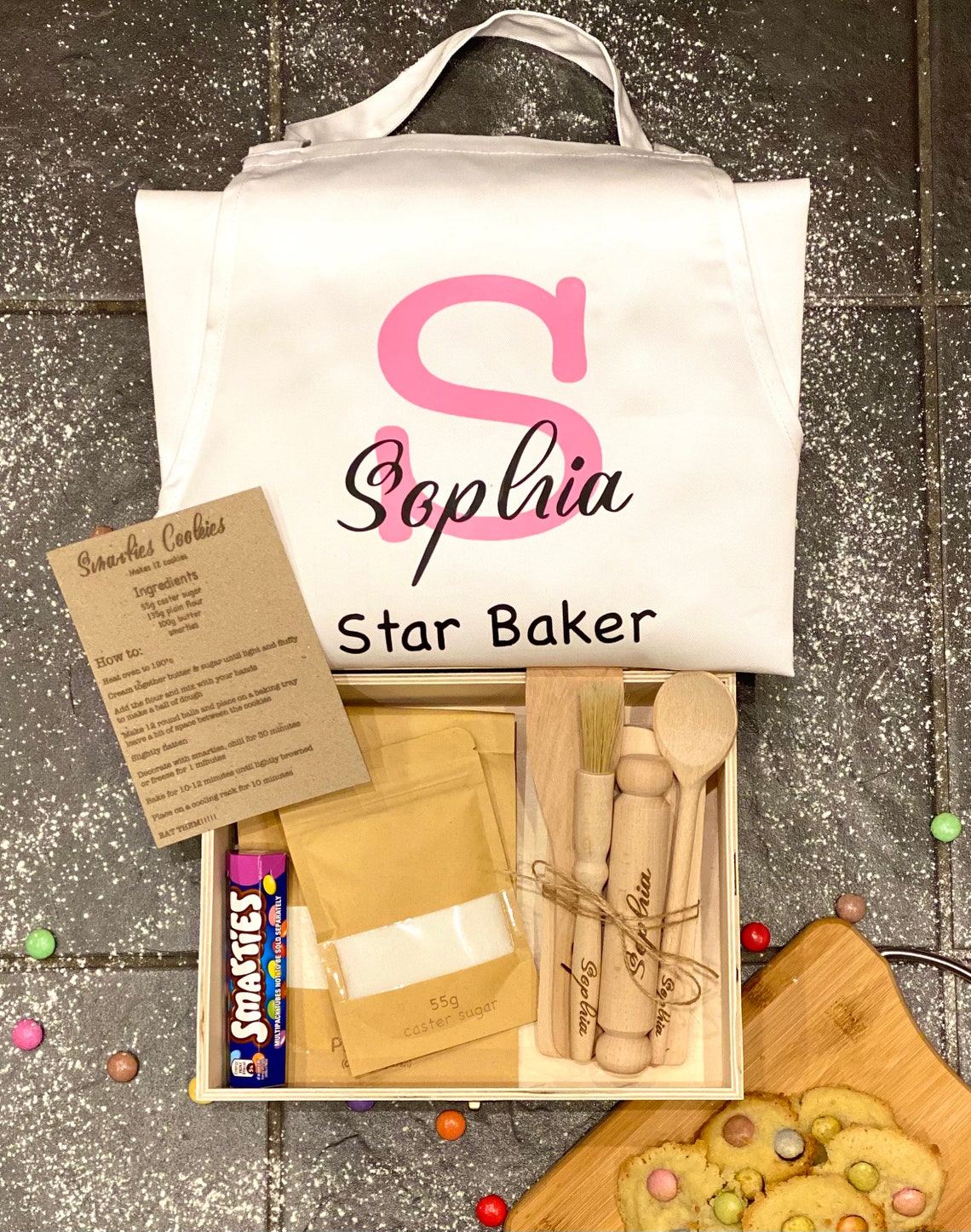 Personalised Baking Box / Kit for Children Children's Etsy