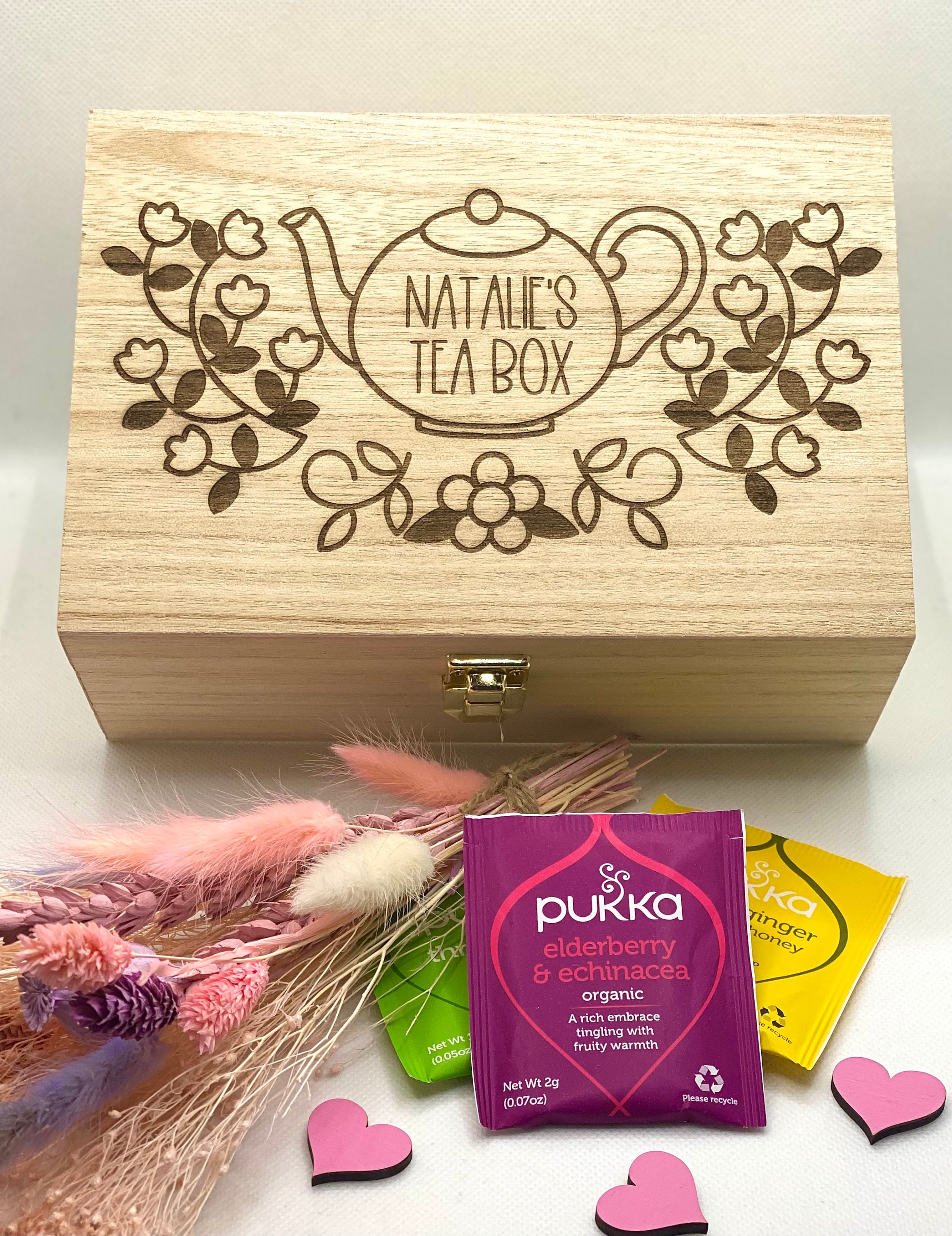 Personalised Tea Box Tea Gift Hamper Birthday Gift Box - Etsy UK