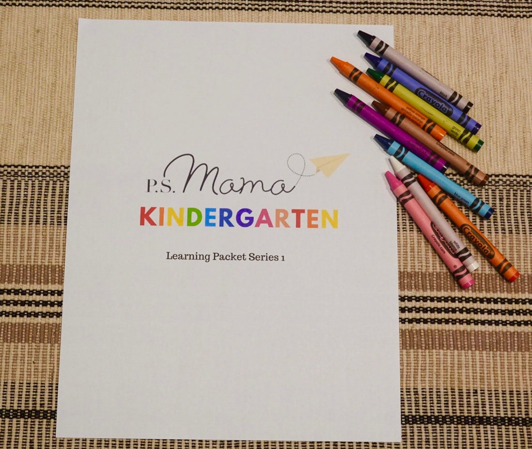 Kindergarten Worksheet Packet | Etsy