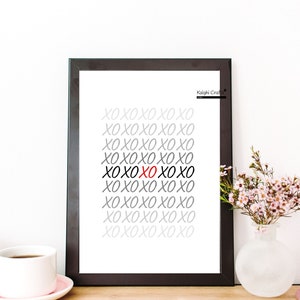 Te amo descarga instantánea de impresión digital, regalo del día de la madre de los niños, impresiones de tarjetas para cumpleaños, regalos de novias, decoración de dormitorios