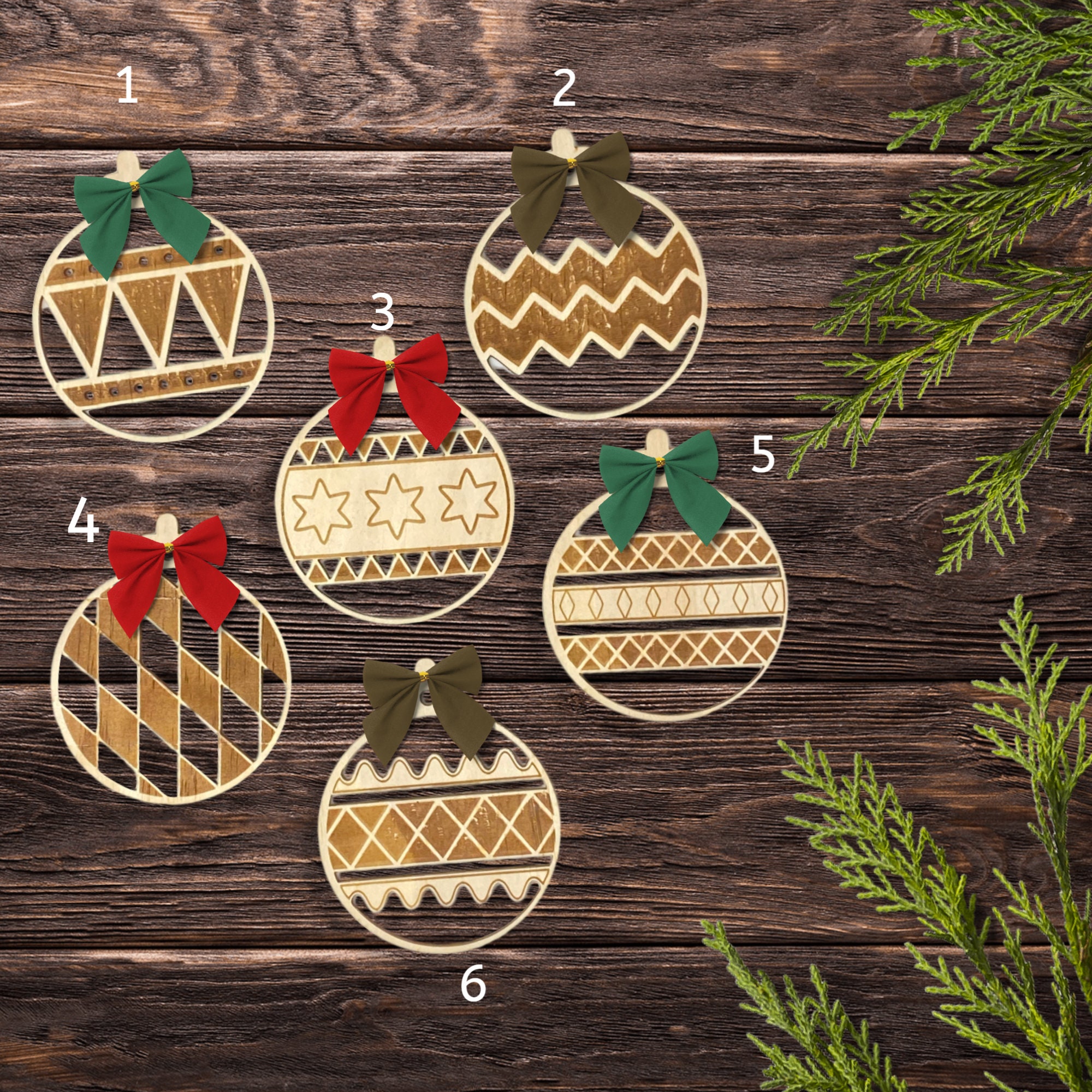 Christmas Bauble Set of Baubles Holidays Pack of Baubles - Etsy Australia