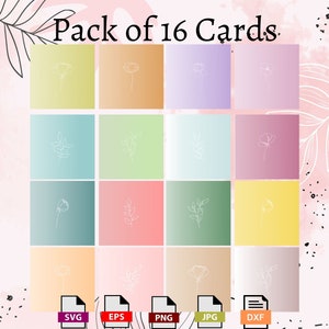 16 cartes d’affirmation vierges, téléchargement instantané imprimé, cartes de motivation, citations inspirantes, cartes de notes de journalisation, cartes-cadeaux