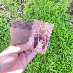 Personalised Remembrance Photo Wallet Card, Keepsake Gifts, Pocket Hug, Christmas Gift for Grandparents, Anniversary Gifts, Prayer Cards