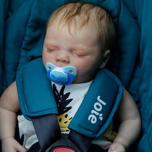 High-End Reborn Baby Doll – Realborn Charles Asleep – 19” – Hand-Painted Collectible