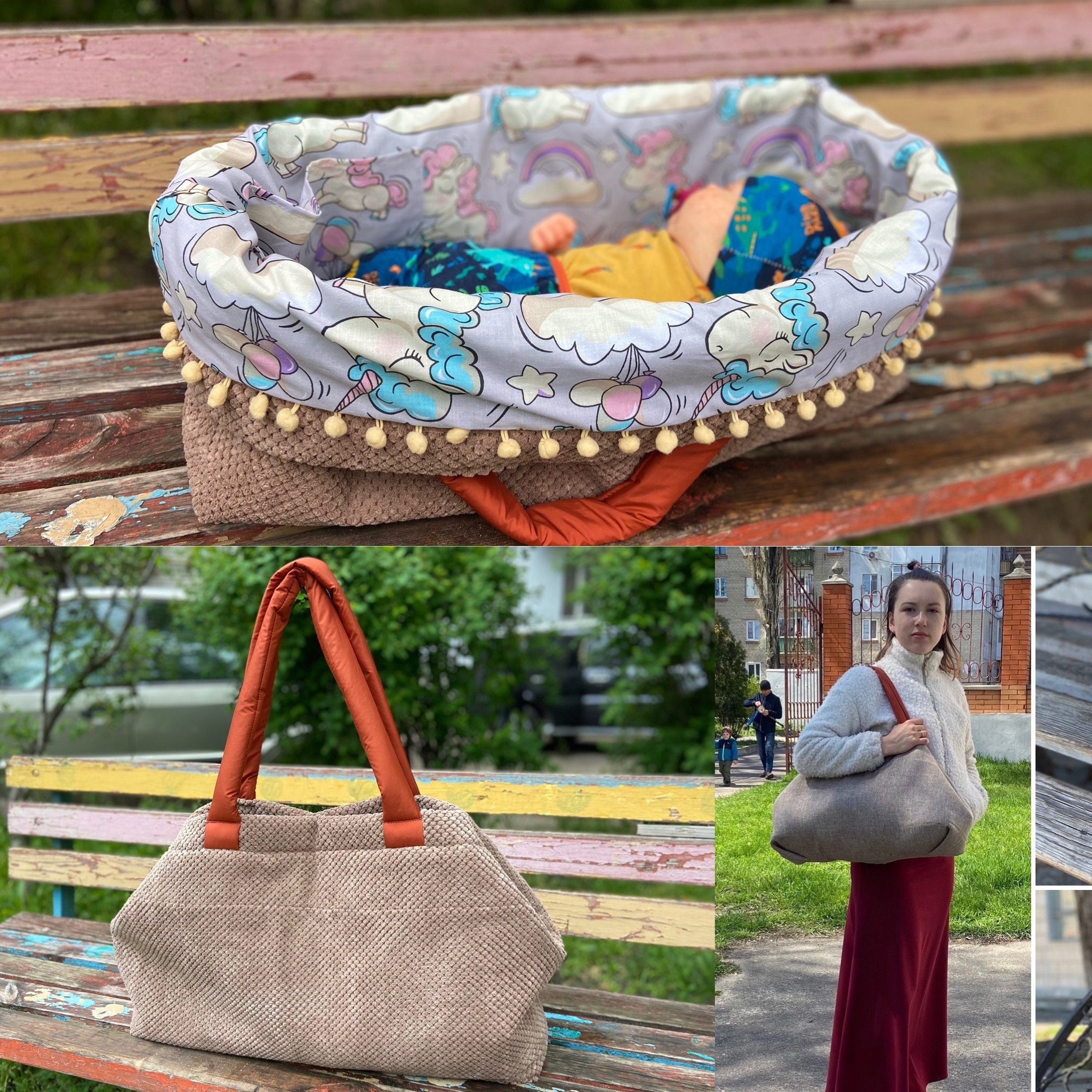 Bag for Reborn Baby. Bag Turns Into Cot for Reborns. Etsy Canada