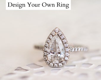 Design Your Own Ring | Diamond and Gemstone Rings | Silver, Gold, White Gold or Platinum | Custom Jewellery Design