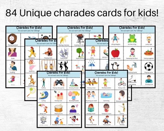 10 Fun Language Games for Toddlers - Variations of Picture Charades