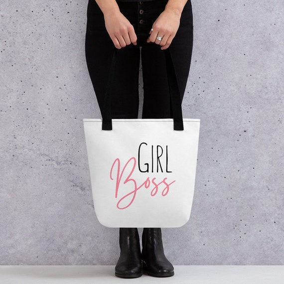 Girl Boss Tote Bag. Blogging gifts: Blogging Tote Bag Gift