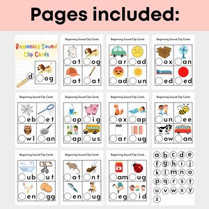 Beginning Sound Worksheet. Letter Sounds. Learning to Read. Preschool ...
