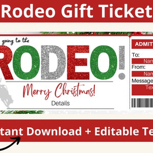 Rodeo Ticket-Einladung. Rodeo Geschenke. Rodeo einladen. Rodeo Einladung Vorlage. Rodeo Karte. Rodeo Gutschein. Rodeo Geschenkgutschein