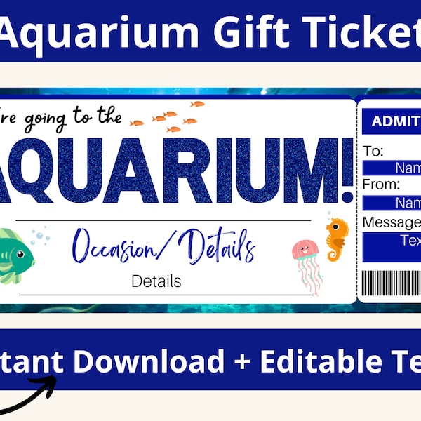 Aquarium Birthday - Etsy