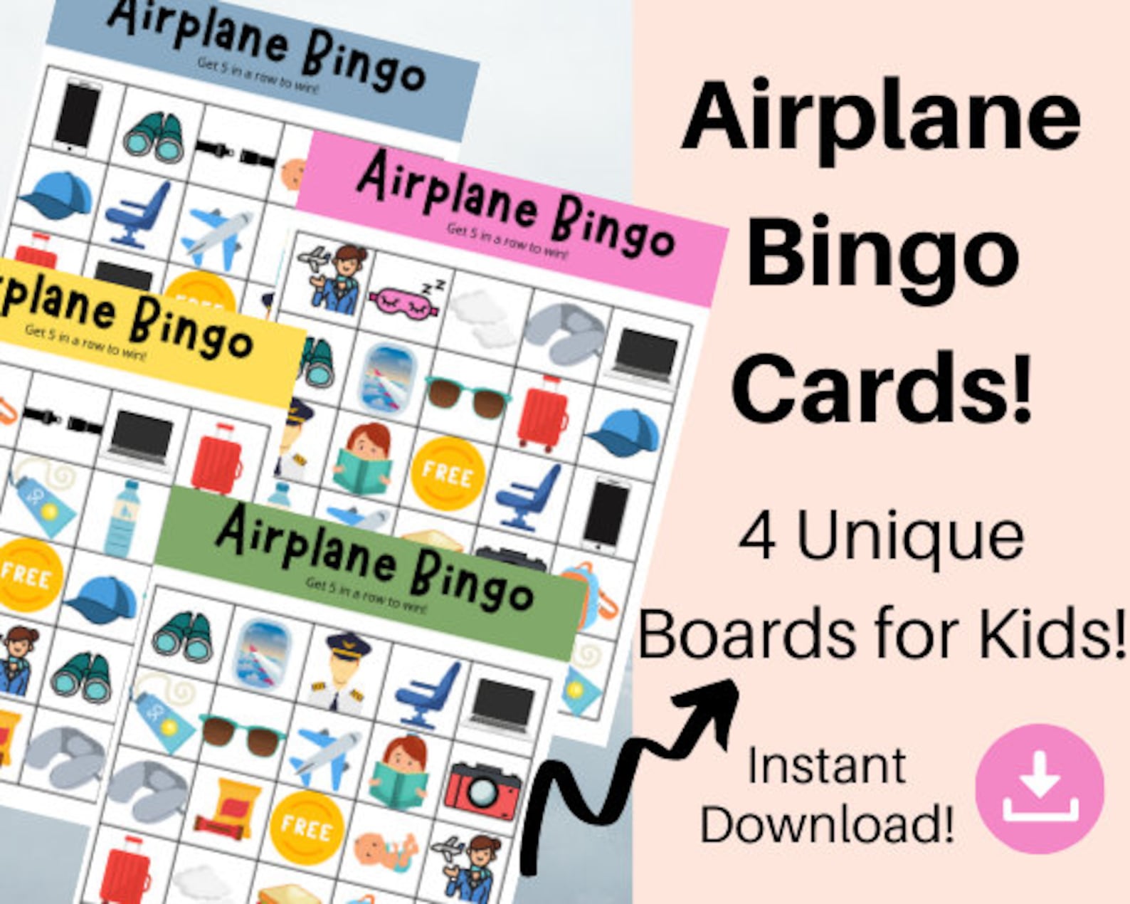 Airplane Activities for Kids. Airplane Activity Kit. Airplane Etsy