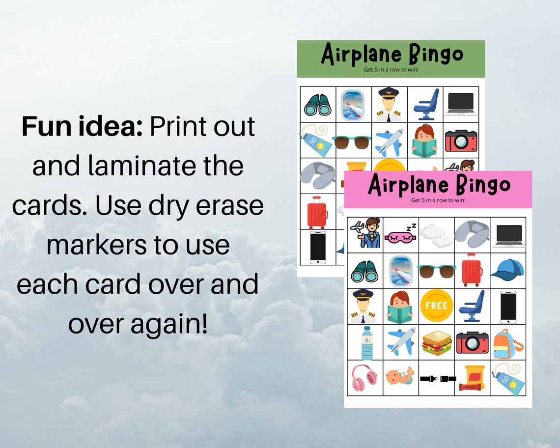 Airplane Activities for Kids. Airplane Activity Kit. Airplane Etsy