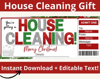 House Cleaning Gift Certificate. House Cleaning Coupon. House Cleaning Voucher. House Cleaning Template. House Cleaning Services. Printable