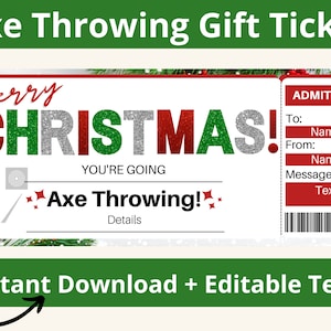 Axe Throwing Gift Certificate. Axe Throwing Gifts. Axe Throwing Coupon. Axe Throwing Gift Card. Axe Throwing Invite. Axe Throwing Party
