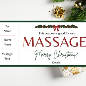 Bon cadeau massage. Carte cadeau massage. Cadeau de massage. Bon de massage. Modèle de certificat-cadeau de spa. Carte-cadeau Spa. Cadeau pour une journée au spa.
