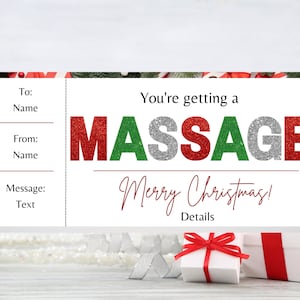 Bon cadeau massage. Carte cadeau massage. Cadeau de massage. Bon de massage. Modèle de certificat-cadeau de spa. Carte-cadeau Spa. Cadeau pour une journée au spa.