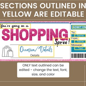 Shopping Spree Coupon Shopping Trip Shopping Coupon Shopping Gift Shopping Spree Coupon Shopping Trip Shopping Coupon Shopping Gift