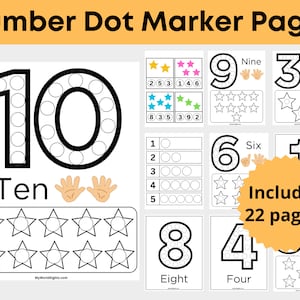 Dot Marker Activity Pages. Dot Marker Printable. Dot Marker Activities
