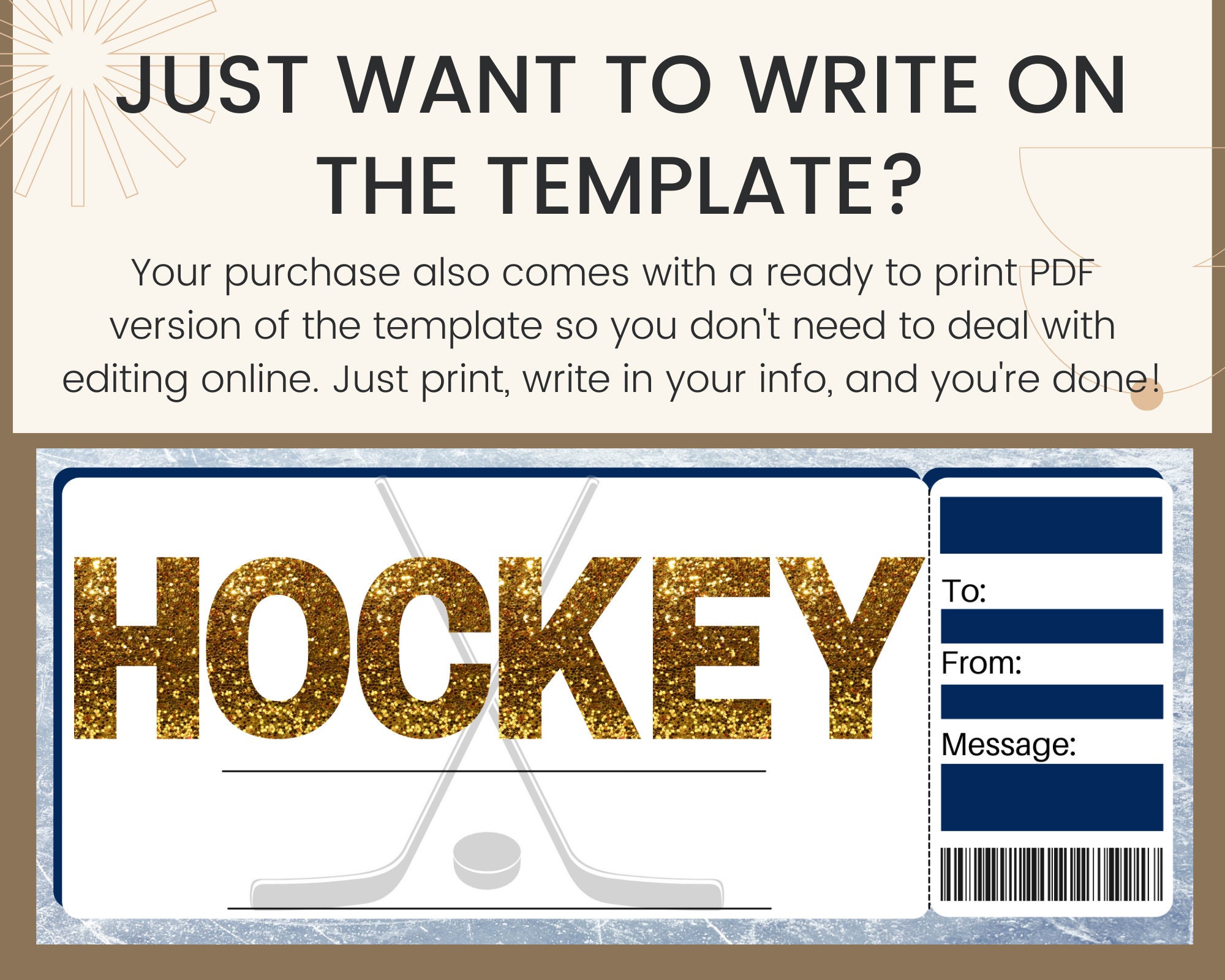 Hockey Ticket Template Hockey Ticket Gift Hockey Game Etsy hockey-ticket-template-hockey-ticket-gift-hockey-game-etsy