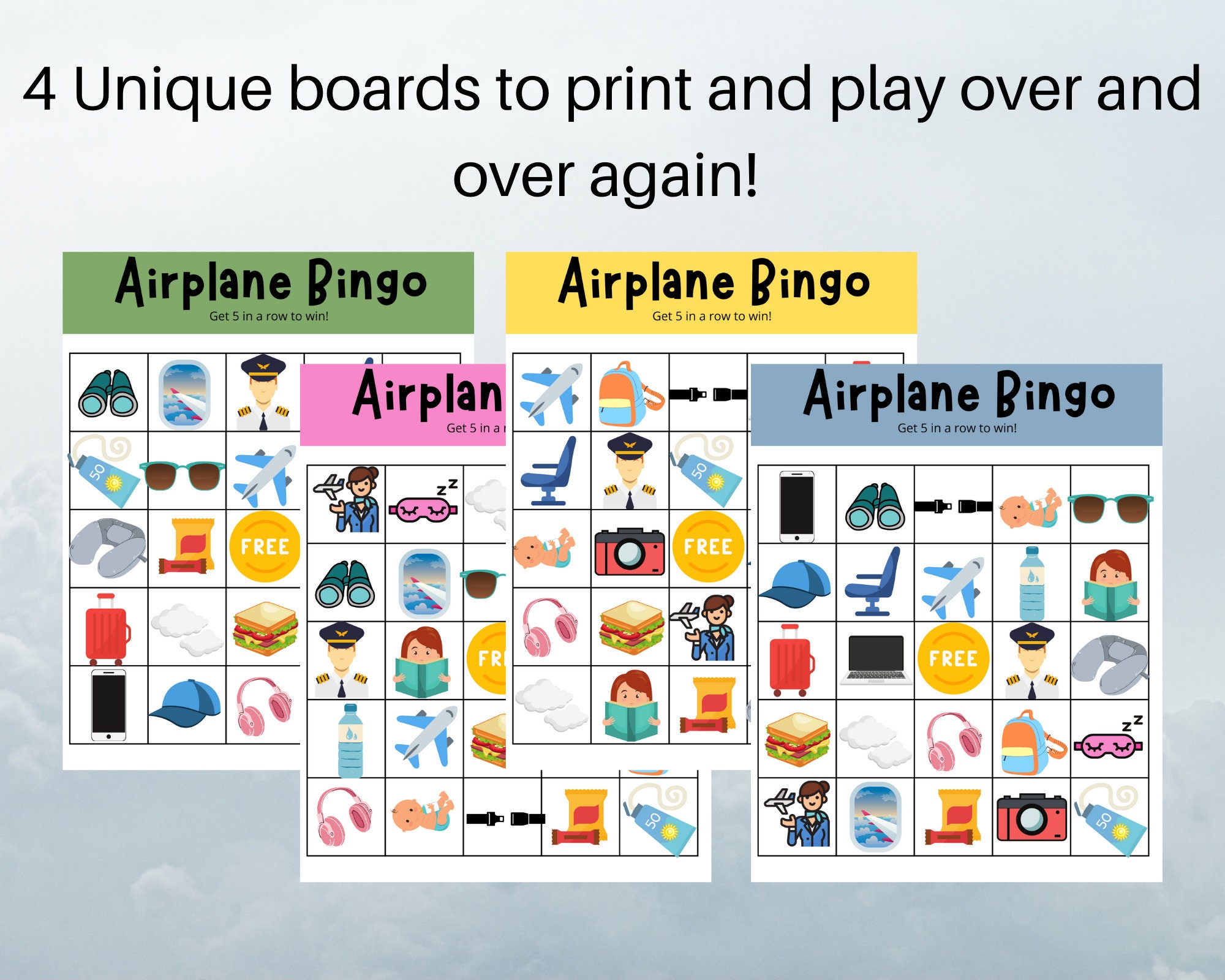 Airplane Activities for Kids. Airplane Activity Kit. Airplane Etsy