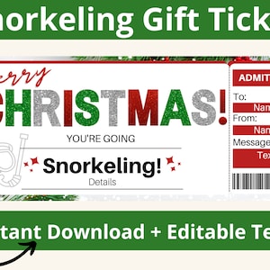 Snorkeling Geschenkgutschein. Schorchelgutschein. Schnorchel Gutschein. Tauchschein. Schnorchel Geschenk. Snorkel Gutschein. Schnorchel Geschenke. Druckbar