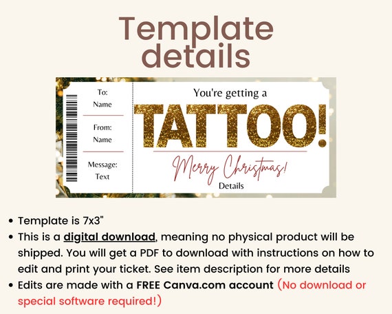 $150 Tattoo Gift Certificate — Jennifer Parks