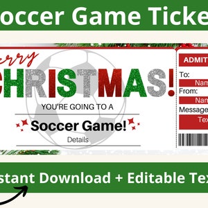 Weihnachtsüberraschungs Fussball Spiel Karte. Weihnachts Fußball Karte. Fußball Spiel Karte. Fußball Spiel Tag. Fußball Geschenkideen. Fußball Spiel Tag.