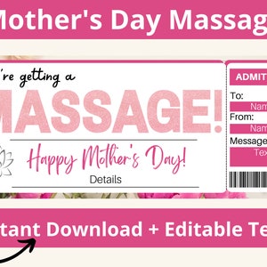 Massage Gift Certificate. Massage Ticket. Massage Coupon. Massage Gift. Massage Voucher. Spa Day Voucher. Spa Ticket. Spa Voucher. Spa Gift