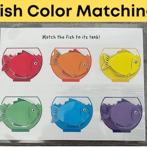 Color Matching Printable. Color Matching for Toddlers. Color Matching Activity. Learning Colors. Color Sorting Printables. Color Learning.