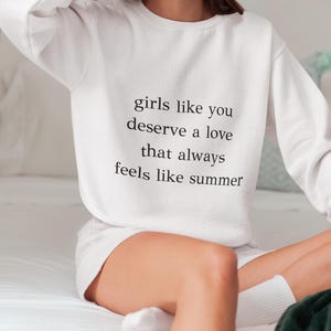 Girls  Like You ,Crewneck Sweatshirt,Oversized Sweatshirt ,Crewneck Sweatshirt , Trendy Sweatshirt, ,Streetwear Sweatshirt ,Merch