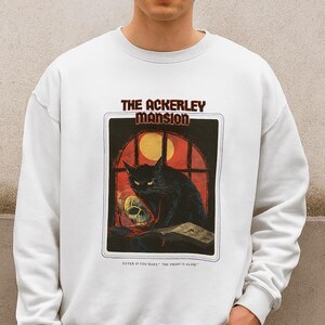 The Ackerley Mansion Sweatshirt,Halloween Sweatshirt, Sweatshirt,Halloween Party,Halloween sweater,Aesthetic Sweatshirt,Halloween sweater