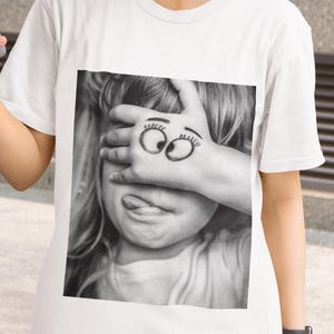 Peek A Boo Tee,Graphic tees, Funny tshirt, Unisex tshirt, Oversized tshirt, Aesthetic tshirt , Gift for her/him, tshirt