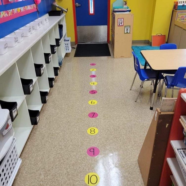 Floor Line up Dots Etsy