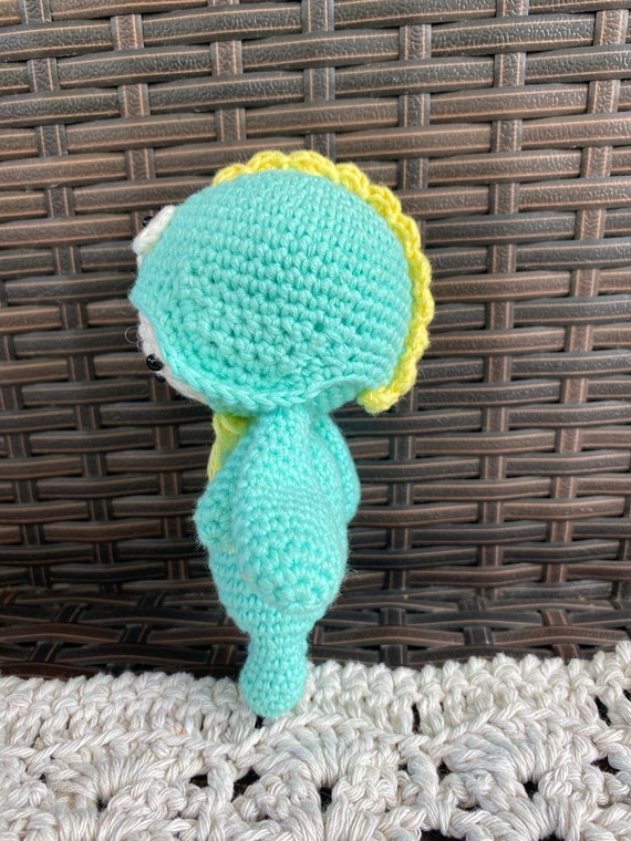 Handmade crochet teal rabbit backpack Amazon.com: LXKSZYUFC Handmade Crochet Bunny Car Mirror  main image 4